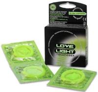 TechnoSex Love Light Lichtgevende Condooms 3 stuks - thumbnail