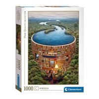 Clementoni legpuzzel bibliodame, 1000st. - thumbnail