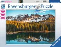 Ravensburger legpuzzel italian landscapes lago di carezza, 1000st. - thumbnail
