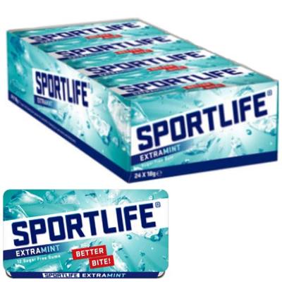 Sportlife extramint licht blauw (24x 18gr)
