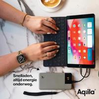 Aqiila Powerbird B20M Powerbank 20000 mAh LiPo USB-A, USB-C Mosgroen - thumbnail