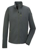 Killtec KOS 92 Power Stretch Fleece Heren Dark Green S - thumbnail