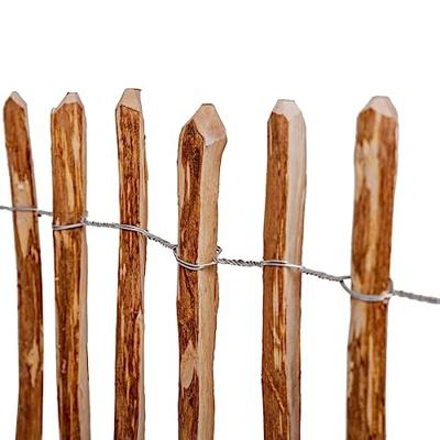 Hek 90x500 cm hazelaarhout