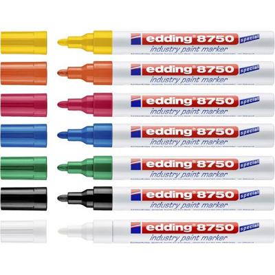 Paintmarker edding 8750 industrie 2-4mm groen Paintmarker edding 8750 industrie 2-4mm groen