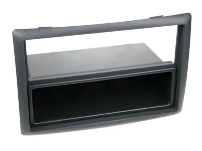 2-DIN Paneel Renault Mégane Dubbele -ISO 2002-2010 Kleur: Zwart