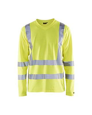 Blåkläder UV-T-Shirt High-Vis lange mouw UPF 40+ UV 33811070 | High-Vis Geel | Maat XXL - 7330509369159