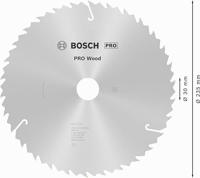 Bosch Accessories Standard for Wood Speed 2608640807 Hardmetaal-cirkelzaagblad 235 x 30 x 2.6 mm Aantal tanden: 30 1 stuk(s) - thumbnail
