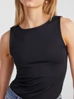 Body hoge hals - Neja - Bodysuit mouwloos - Body zonder mouwen - Naadloos - witte body - zwarte body - thumbnail