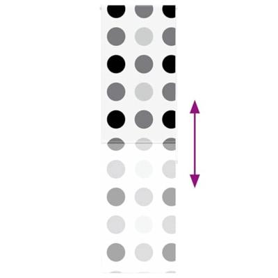 Doucherolgordijn 70x240 cm stofbreedte 66 cm