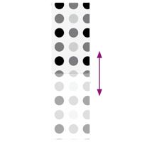 Doucherolgordijn 70x240 cm stofbreedte 66 cm - thumbnail