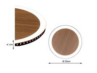 ECO-Light 9053 S WO MOON LED-plafondlamp LED 18 W Hout - thumbnail