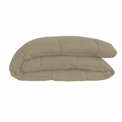 Dekbed microfiber 400 g / m² CALGARY Taupe & linnen 240x260cm