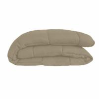 Dekbed microfiber 400 g / m² CALGARY Taupe & linnen 240x260cm - thumbnail