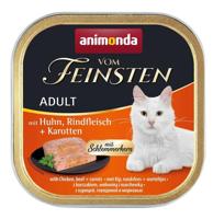 ANIMONDA Vom Feinsten Adult Chicken, beef and carrots - nat kattenvoer - 100g - thumbnail
