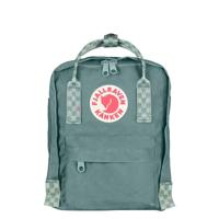 Fjallraven Kanken Mini Rugzak frost green/chess pattern - thumbnail