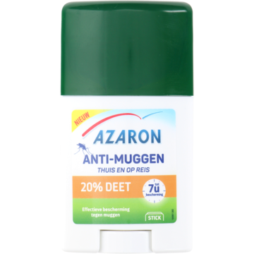 Azaron Anti muggen 20% deet stick 50 Milliliter