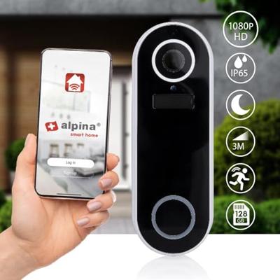 alpina Smart Home Draadloze Video-Deurbel met Camera en Wifi