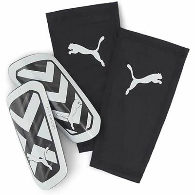 Voetbal Beenbeschermers Puma Ultra Flex Sleeve Wit Zwart - Maat: S