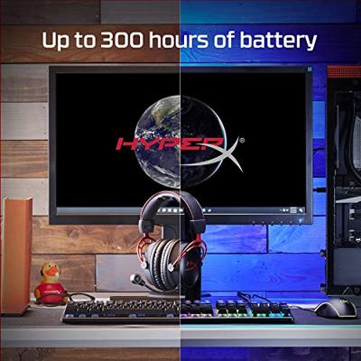 HyperX 4P5D4AA Cloud Alpha Wireless - Gaming Headset voor PC, 300 uur batterijduur, DTS Hoofdtelefoon: X Ruimtelijke Audio, Geheugenschuim, Dual Chamber Drivers, Ruisonderdrukking,eén maat,Zwart/Rood