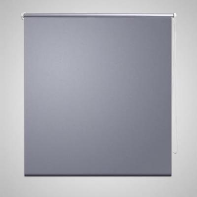 VidaXL Rolgordijn verduisterend 104,4 x 230 cm stofbreedte 100 cm grijs