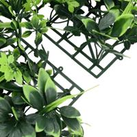 VidaXL Hek met kunstbladeren 24 st 40x60 cm groen - thumbnail
