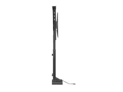 Equip 650606 flat panel vloer standaard 165,1 cm (65 ) Vaste flatscreen vloerstandaard Zwart