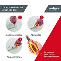 Wiha Installationszange TriCut electric 38853 Elektronica Zijkniptang 170 mm - thumbnail