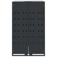 Containerberging 3 containers 207x79x117 cm staal antraciet - thumbnail