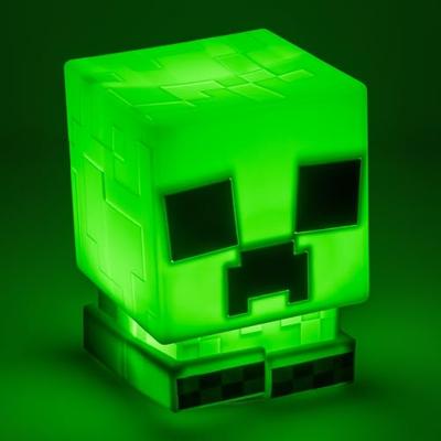 Minecraft Squishy Glo Silicon Light Creeper 15 cm - thumbnail