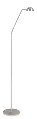 Vloerlamp Parma LED nikkel-mat