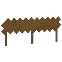 Hoofdbord 196x3x80,5 cm massief grenenhout honingbruin - thumbnail