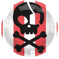 Folieballon Pirate Party Doodshoofd (45cm) - thumbnail