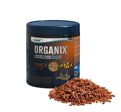 Oase ORGANIX Snack Sticks 550ml - Gezond Visvoer uit Alaska voor Vijvervissen