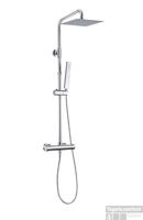 Regendoucheset Aqua Splash Thermostatisch Square met Handdouche Chroom Aqua Splash - thumbnail