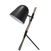 Artdelight Landelijke tafellampSensa Tripod zwart met hout - TL 1946 ZW - thumbnail