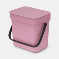 Brabantia Sort & Go afvalemmer 3 liter Lilac Pink - thumbnail