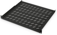 Digitus DN-19 TRAY-1-400-SW 19 inch Apparaatbodem voor patchkast 1 HE Vast inbouw Geschikt voor kastdiepte: vanaf 600 mm Zwart (RAL 9005) - thumbnail