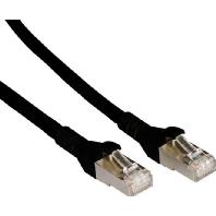 Metz Connect 130845A000-E RJ45 Netwerkkabel, patchkabel CAT 6A S/FTP 10.00 m Zwart Snagless 1 stuk(s)