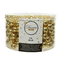 Kraalketting plc XL d1h500 cm lichtgoud kerstboomversiering kerst Decoris - Decoris - thumbnail