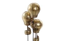 Decoratieve figuren DKD Home Decor Zwart Gouden 14 x 14 x 22 cm - thumbnail