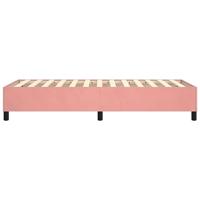 Boxspringframe fluweel roze 100x200 cm - thumbnail