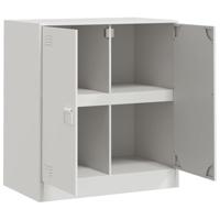 Dressoir 67x39x73 cm staal wit - thumbnail