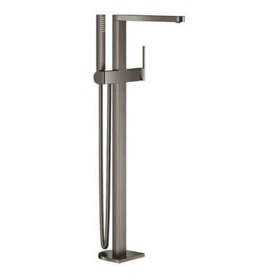GROHE Plus afbouwdeel v. vrijstaande badkraan m. omstel m. uitloop 28.2cm m. handdouche en doucheslang 125cm brushed hard graphite 23846AL3 GROHE Plus afbouwdeel v. vrijstaande badkraan m. omstel m. uitloop 28.2cm m. handdouche en doucheslang 125cm brushed hard graphite 23846AL3