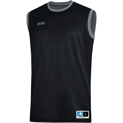 JAKO 4151 Reversible Shirt Change 2.0 - Zwart/Steengrijs - XXS