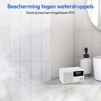 Mini Radio - MEDION - DAB/FM - Mono 2W RMS - Wit - thumbnail