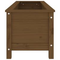VidaXL Plantenbak verhoogd 119,5x40x39 cm massief grenen honingbruin - thumbnail