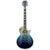 ESP E-II Eclipse Blue Natural Fade Buckeye Burl met koffer