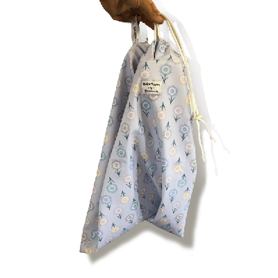 Bamboolik QuQu Wetbag met hengsel (50x45cm) - 4 prints - Lovely Lavendel
