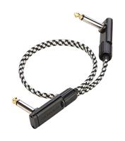 RockBoard Tweed Series Flat Patch Cable Salt&Pepper 30 cm - thumbnail