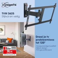 Vogels TVM 3625 TV-beugel 101,6 cm (40) - 195,6 cm (77) Zwenkbaar, Kantelbaar - thumbnail
